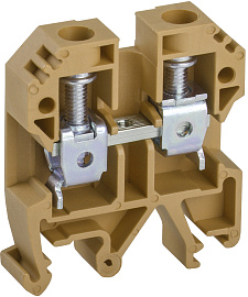 Клемма винтовая КВИ-10мм2 желтая  YZN30-010-K05 IEK Клемма винтовая КВИ-10мм2 желтая  YZN30-010-K05 IEK