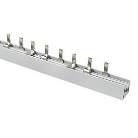 Шина соединительная PIN для трехфазной нагрузки  100А 54 модуля  (pin-03-100)  EKF Шина соединительная PIN для трехфазной нагрузки  100А 54 модуля  (pin-03-100)  EKF