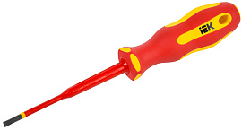 Отвертка диэлектрическая SLIM SL4,0х100 Т2 ARMA2L 5  A2L5-SC31-T2-SL-40-100 IEK Отвертка диэлектрическая SLIM SL4,0х100 Т2 ARMA2L 5  A2L5-SC31-T2-SL-40-100 IEK