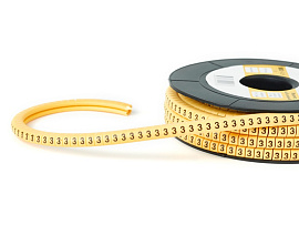 Маркер МК1- 2,5мм символ "3" желтый 1000 шт / упак 084-08-18 HLT Маркер МК1- 2,5мм символ "3" желтый 1000 шт / упак 084-08-18 HLT