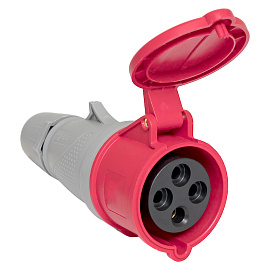 Розетка переносная 224 3P+PE 32А 380В IP44 PROXIMA ps-224-32-380-PRO EKF Розетка переносная 224 3P+PE 32А 380В IP44 PROXIMA ps-224-32-380-PRO EKF