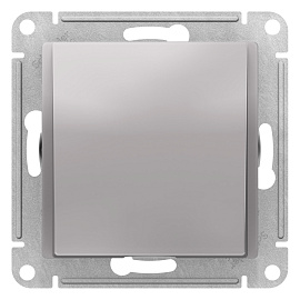 Вывод кабеля Atlasdesign скрытой установки механизм с накладкой алюминий ATN000399 Systeme Electric Вывод кабеля Atlasdesign скрытой установки механизм с накладкой алюминий ATN000399 Systeme Electric