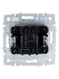 Переключатель 1-кл алюминий мех-м BRITE ВС10-1-6-БрА BR-V12-0-10-K47 IEK Переключатель 1-кл алюминий мех-м BRITE ВС10-1-6-БрА BR-V12-0-10-K47 IEK