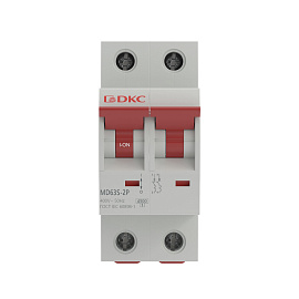 Автоматический выключатель модульный YON max типа MD63S, 4,5кА, 2 полюса, хар-ка C, 16А MD63S-2PC16 DKC Автоматический выключатель модульный YON max типа MD63S, 4,5кА, 2 полюса, хар-ка C, 16А MD63S-2PC16 DKC