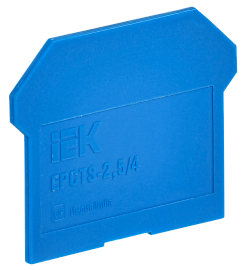 Заглушка для CTS 2,5/4мм2 синяя IEK YCT10-00-K07-002-ZGL Заглушка для CTS 2,5/4мм2 синяя IEK YCT10-00-K07-002-ZGL