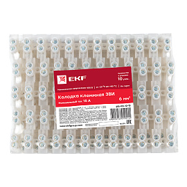 колодка клеммная 12 mm 15А  (plc-KK-12-15)  EKF колодка клеммная 12 mm 15А  (plc-KK-12-15)  EKF