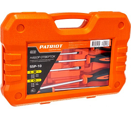 Набор отверток Patriot SSP-10, CR-V,пластиковый кейс, 10шт 350003001 PATRIOT Набор отверток Patriot SSP-10, CR-V,пластиковый кейс, 10шт 350003001 PATRIOT