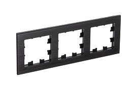 Рамка для розеток и выключателей 3 поста Atlasdesign Nature металл оникс ATN312303 Systeme Electric Рамка для розеток и выключателей 3 поста Atlasdesign Nature металл оникс ATN312303 Systeme Electric