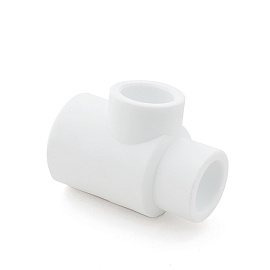 Тройник переходной PPR полипропилен  25х25х20, PN25 белый, РосТурПласт 10766 Тройник переходной PPR полипропилен  25х25х20, PN25 белый, РосТурПласт 10766