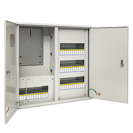 Щит ЩРУ-3н-48зо(ЩРУН 3/48 двухдверный IP31) замок, окно  580х620х165 (ВхШхГ) mb23-3/48-2 EKF Щит ЩРУ-3н-48зо(ЩРУН 3/48 двухдверный IP31) замок, окно  580х620х165 (ВхШхГ) mb23-3/48-2 EKF