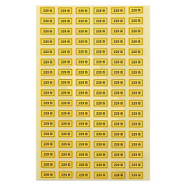 Наклейка "220В" (10х15) EKF PROxima Наклейка "220В" (10х15) EKF PROxima