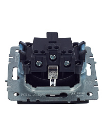 Розетка 1-местная с заземлением с защитными шторками 16А РС14-1-0-БрЧ черный BR-R14-16-K02 BRITE  IEK Розетка 1-местная с заземлением с защитными шторками 16А РС14-1-0-БрЧ черный BR-R14-16-K02 BRITE  IEK