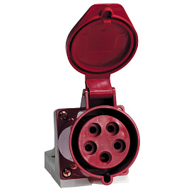 Розетка кабельная силовая стационарная наружная 135 3Р+РЕ+N 63А 380В IP67 (ps-135-63-380) EKF Розетка кабельная силовая стационарная наружная 135 3Р+РЕ+N 63А 380В IP67 (ps-135-63-380) EKF