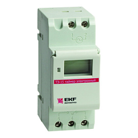 Таймер электронный ТЭ-15 DIN (mdt-15) EKF PROxima Таймер электронный ТЭ-15 DIN (mdt-15) EKF PROxima