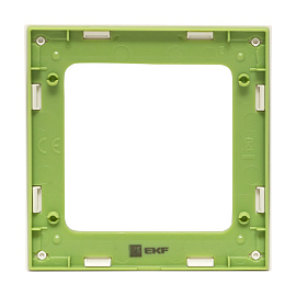 Рамка для розеток и выключателей 1 пост Стокгольм белый с линией цвета зеленый EXM-G-302-20 EKF PROxima Рамка для розеток и выключателей 1 пост Стокгольм белый с линией цвета зеленый EXM-G-302-20 EKF PROxima