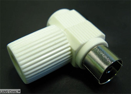 TV-Штекер IEC-штекер уголковый "мама" LANS FS19WL TV-Штекер IEC-штекер уголковый "мама" LANS FS19WL