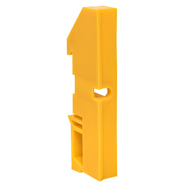 Изолятор на DIN-рейку желтый ak-1-4-y EKF PROxima Изолятор на DIN-рейку желтый ak-1-4-y EKF PROxima