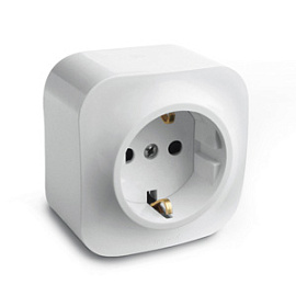 Розетка одноместная 2К+З немецкий  стандарт 16А без шторок открытой установки  белый Quteo 782211 Legrand Розетка одноместная 2К+З немецкий  стандарт 16А без шторок открытой установки  белый Quteo 782211 Legrand