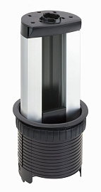 Simon Connect Телеблок на 3 модуля К45, алюминий KTL203 Simon Connect Телеблок на 3 модуля К45, алюминий KTL203