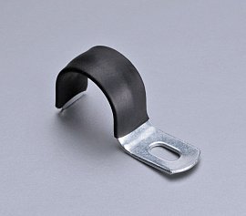 Скоба  металлическая однолапковая с покрытием СМО-П 14-15 Fortisflex 62969 Скоба  металлическая однолапковая с покрытием СМО-П 14-15 Fortisflex 62969