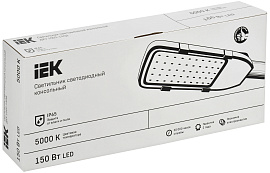 Светильник светодиодный ДКУ 150Вт 1012-150Ш 15000Лм 5000К IP65 серый LDKU1-1012-150-5000-K03 IEK Светильник светодиодный ДКУ 150Вт 1012-150Ш 15000Лм 5000К IP65 серый LDKU1-1012-150-5000-K03 IEK