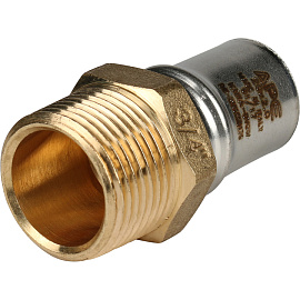 Пресс-фитинг муфта с переходом на НР 3/4"х20 STOUT SFP-0001-003420 Пресс-фитинг муфта с переходом на НР 3/4"х20 STOUT SFP-0001-003420