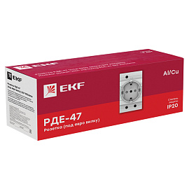 Розетка РДЕ-47 под евро-вилку 230В -DIN (с заземлением) PROxima (mdse-47-pro) EKF Розетка РДЕ-47 под евро-вилку 230В -DIN (с заземлением) PROxima (mdse-47-pro) EKF