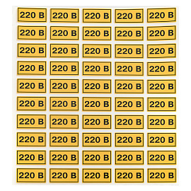 Наклейка "220В" (20х40) EKF PROxima Наклейка "220В" (20х40) EKF PROxima