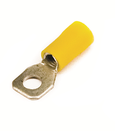 Наконечник с отверстием под винт и изолированным фланцем, 2,5-6мм.кв. 4,2мм. код 2C4P DKC Наконечник с отверстием под винт и изолированным фланцем, 2,5-6мм.кв. 4,2мм. код 2C4P DKC