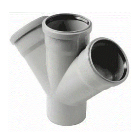 Крестовина канализационная PP-H серый Дн110х110х110х45 в/к. САЗ НСК Крестовина канализационная PP-H серый Дн110х110х110х45 в/к. САЗ НСК