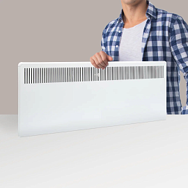 Конвектор с механическим термостатом - Lamken -мощность 1000Вт с вертикальной решеткой и кабелем 1,8м - белый 230504 Legrand Конвектор с механическим термостатом - Lamken -мощность 1000Вт с вертикальной решеткой и кабелем 1,8м - белый 230504 Legrand