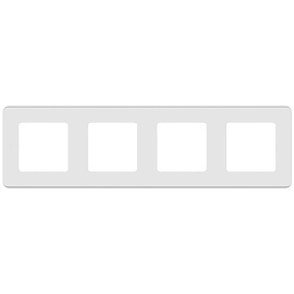 Рамка для розеток и выключателей 4 поста INSPIRIA белый 673960 Legrand Рамка для розеток и выключателей 4 поста INSPIRIA белый 673960 Legrand