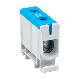 Клемма силовая вводная КСВ одинарная 16-50 кв.мм синяя plc-kvs-16-50-blue EKF Клемма силовая вводная КСВ одинарная 16-50 кв.мм синяя plc-kvs-16-50-blue EKF