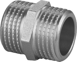 Ниппель латунный 1/2" Ниппель латунный 1/2"