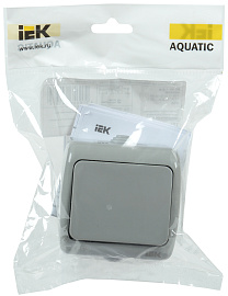 Выключатель одноклавишный ВС-20-1-0-A AQUATIC открытой установки 10А IP54 EVA10-K03-10-54 IEK Выключатель одноклавишный ВС-20-1-0-A AQUATIC открытой установки 10А IP54 EVA10-K03-10-54 IEK