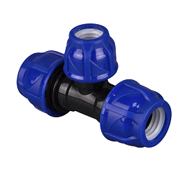 Тройник ПНД переходной 90х63х90 70185 Тройник ПНД переходной 90х63х90 70185