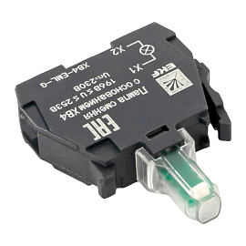 Лампа сменная c основанием XB4 зеленая 230В XB4-EML-G EKF PROxima Лампа сменная c основанием XB4 зеленая 230В XB4-EML-G EKF PROxima