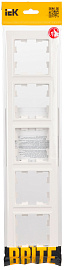 Рамка 5-местная BRITE РУ-5-БрБ белый IEK BR-M52-K01 Рамка 5-местная BRITE РУ-5-БрБ белый IEK BR-M52-K01