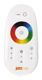 Контроллер RGB для светодиодной ленты PRC-4000RF 12/24V 216/432Вт WH (белый).1007957 Jazzway Контроллер RGB для светодиодной ленты PRC-4000RF 12/24V 216/432Вт WH (белый).1007957 Jazzway