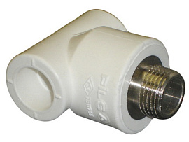 Тройник PPR комбинированный 25х1/2" HP Pilsa 80554 Тройник PPR комбинированный 25х1/2" HP Pilsa 80554