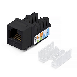 Вставка Keystone Jack RJ-45 90 градусов категория 5e неэкранированная заделка тип 110 черный WRline WR-KJ-RJ45-C5E-90-SW-BK Вставка Keystone Jack RJ-45 90 градусов категория 5e неэкранированная заделка тип 110 черный WRline WR-KJ-RJ45-C5E-90-SW-BK