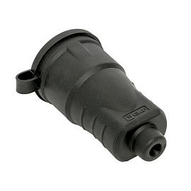 Розетка кабельная переносная с защитной крышкой каучуковая 230В, 2P+PE, 16A, IP44 EKF МАРС RPS-012-16-230-44 Розетка кабельная переносная с защитной крышкой каучуковая 230В, 2P+PE, 16A, IP44 EKF МАРС RPS-012-16-230-44