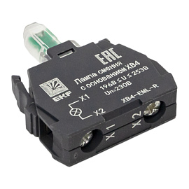 Лампа сменная c основанием XB4 красная 230В PROxima XB4-EML-R EKF Лампа сменная c основанием XB4 красная 230В PROxima XB4-EML-R EKF