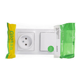 Блок GLOSSA скрытой установки Выключатель одноклавишный + Розетка в сборе белый GSL000160 Systeme Electric Блок GLOSSA скрытой установки Выключатель одноклавишный + Розетка в сборе белый GSL000160 Systeme Electric