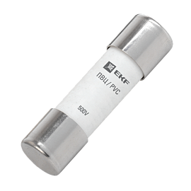 Плавкая вставка цилиндрическая ПВЦ 10х38 2А EKF Плавкая вставка цилиндрическая ПВЦ 10х38 2А EKF