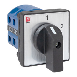 Переключатель кулачковый  ПК-1-52 25А 2P "1-2" (pk-1-52-25) EKF Переключатель кулачковый  ПК-1-52 25А 2P "1-2" (pk-1-52-25) EKF