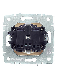Розетка 1-местная с заземлением с защитными шторками 16А РС14-1-0-БрКр бежевый BR-R14-16-K10 BRITE  IEK Розетка 1-местная с заземлением с защитными шторками 16А РС14-1-0-БрКр бежевый BR-R14-16-K10 BRITE  IEK