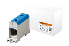 Клемма вводная силовая КВС 2 ввода 35-150 кв.мм синяя SQ0833-0008 TDM Клемма вводная силовая КВС 2 ввода 35-150 кв.мм синяя SQ0833-0008 TDM