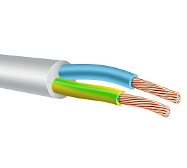 Провод ПВС 2х1.0 белый НКЗ Провод ПВС 2х1.0 белый НКЗ