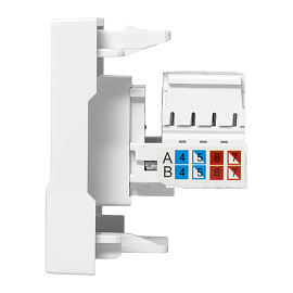 Розетка RJ45 кат. 5e, 2 модуля EKF Розетка RJ45 кат. 5e, 2 модуля EKF
